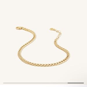 Mejuri curb Gold Chain Bracelet
